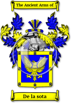 De la sota Family Crest Download (jpg) Legacy Series - 150 DPI